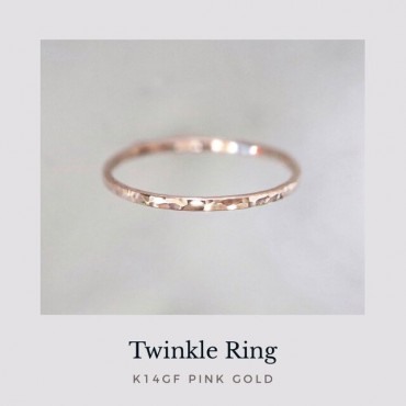 槌目リング ピンクゴールド...