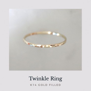 槌目リング ゴールド...